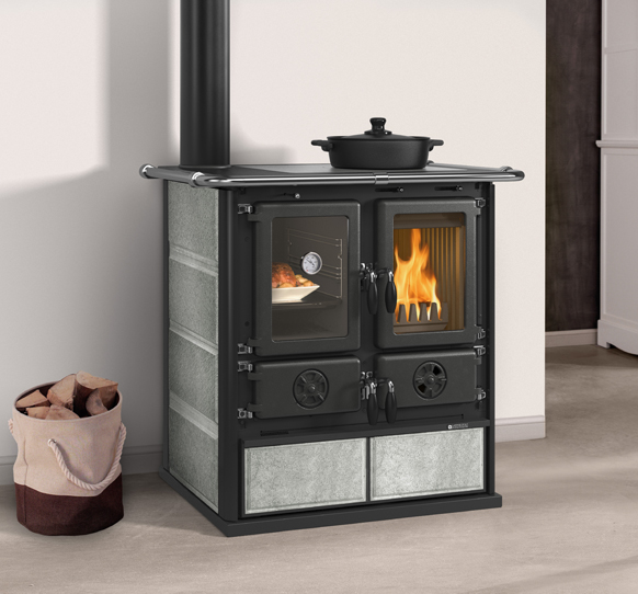 Piec stalowy REN/L lewy Ø 150 7 kW rosettasinistra5.0 pt boxprinc - Piec stalowy REN/L lewy Ø 150 7 kW